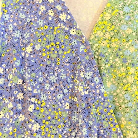 Isaac Mizrahi live blue and Green Flowers dress - Picture 4 of 8